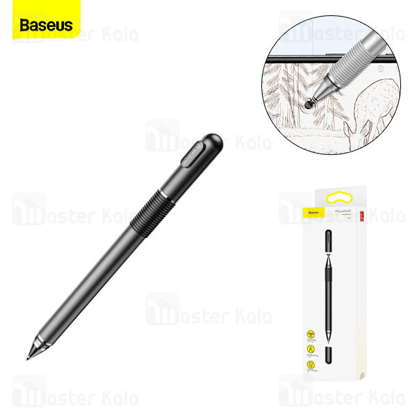 قلم لمسی و خودکار بیسوس Baseus Household Golden Cudgel Pen ACPCL-01 مناسب تمام گوشی های لمسی